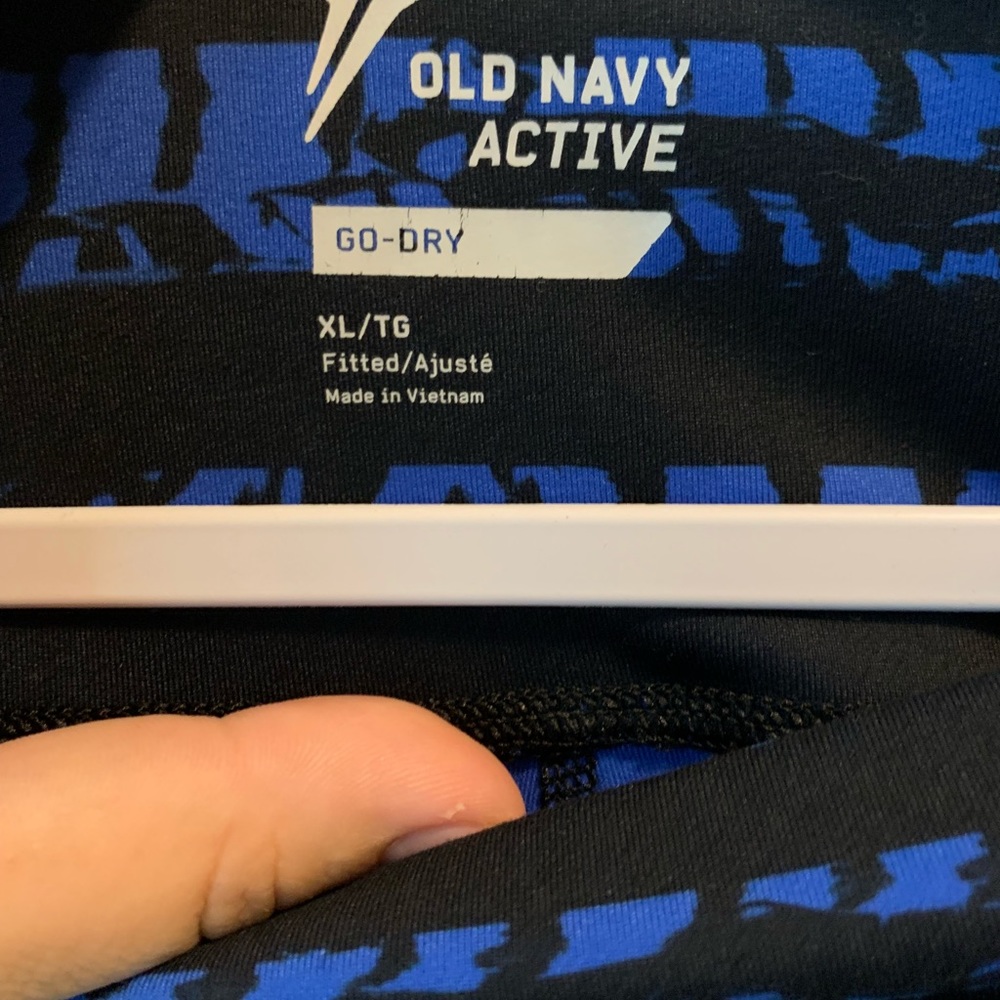 Old Navy Black & Blue Exercise Leggings